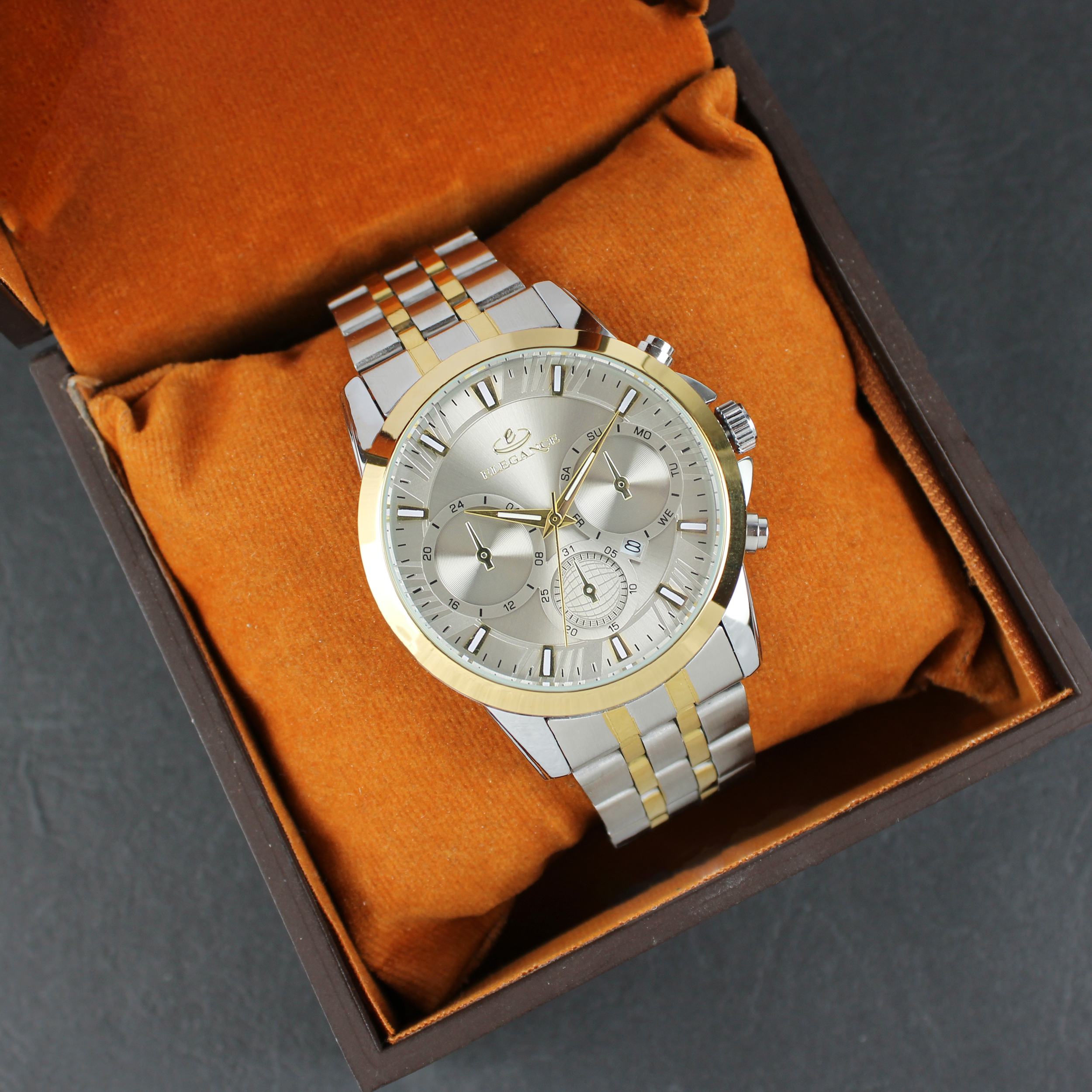 ساعت مچی عقربه‌ای کوارتز مردانه الگانس مدل EMDONJ8210