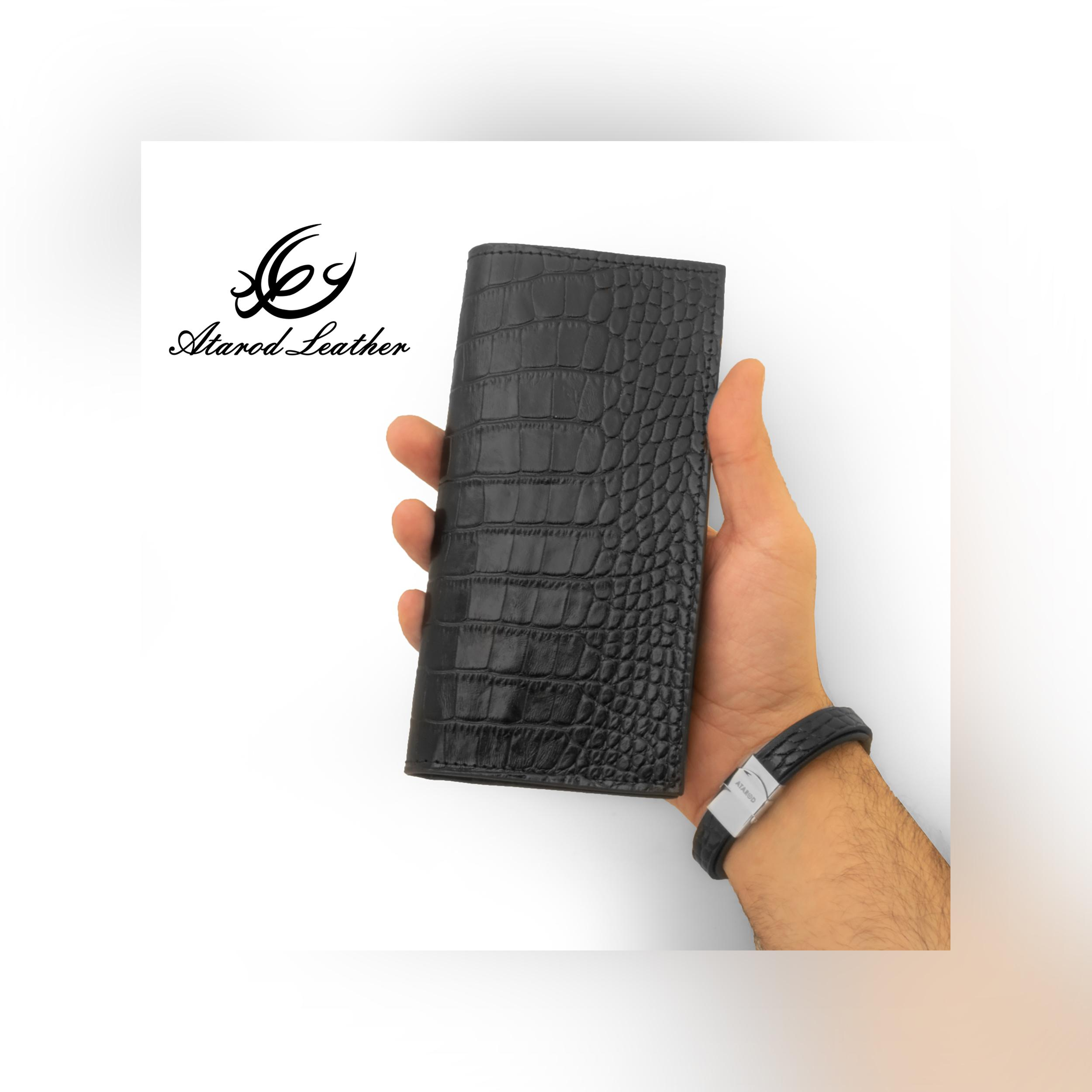 کیف پول چرم عطارد مدل چرم طبیعی کد K45