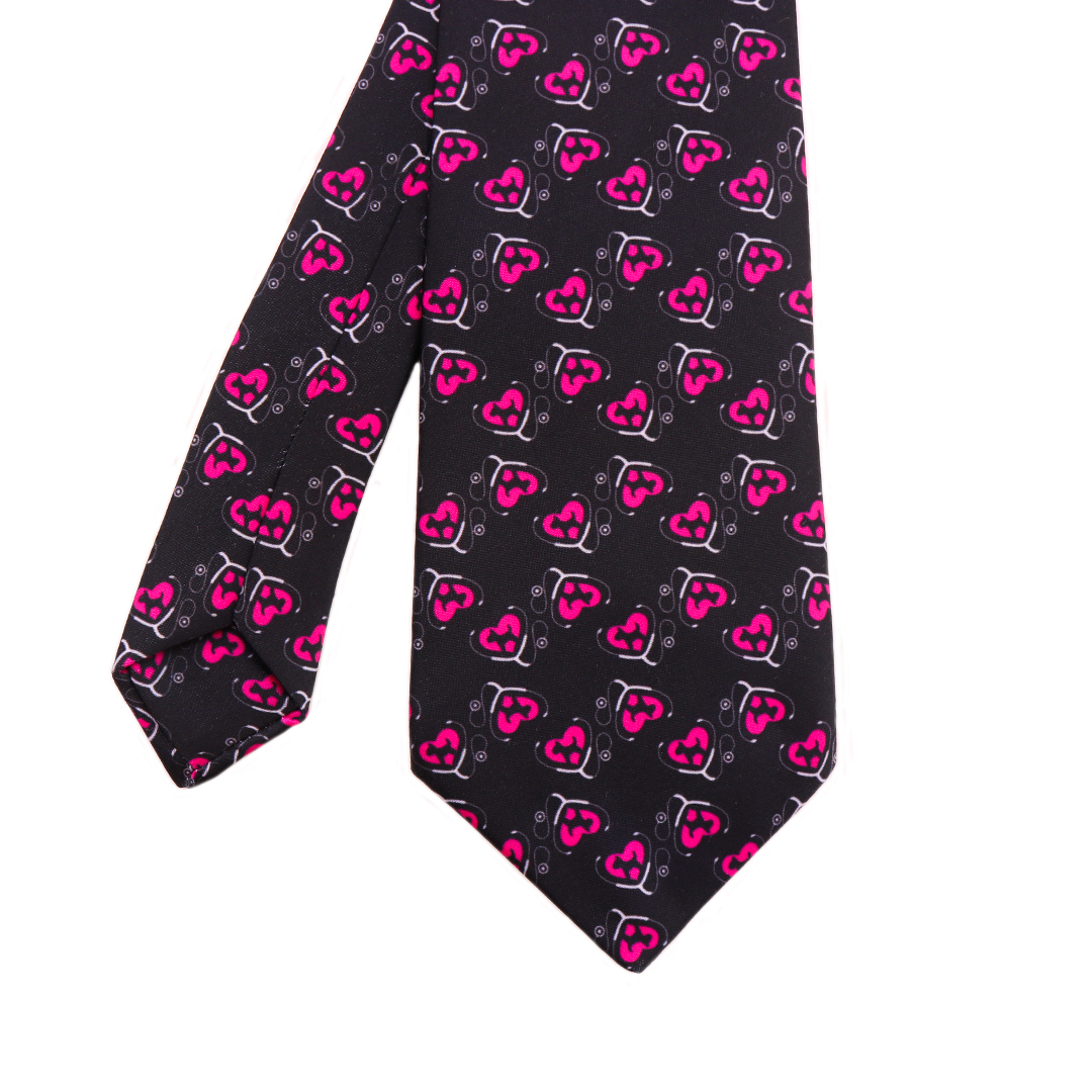 کراوات مردانه مدل دام‌پزشکی کد ۱۴۴۴