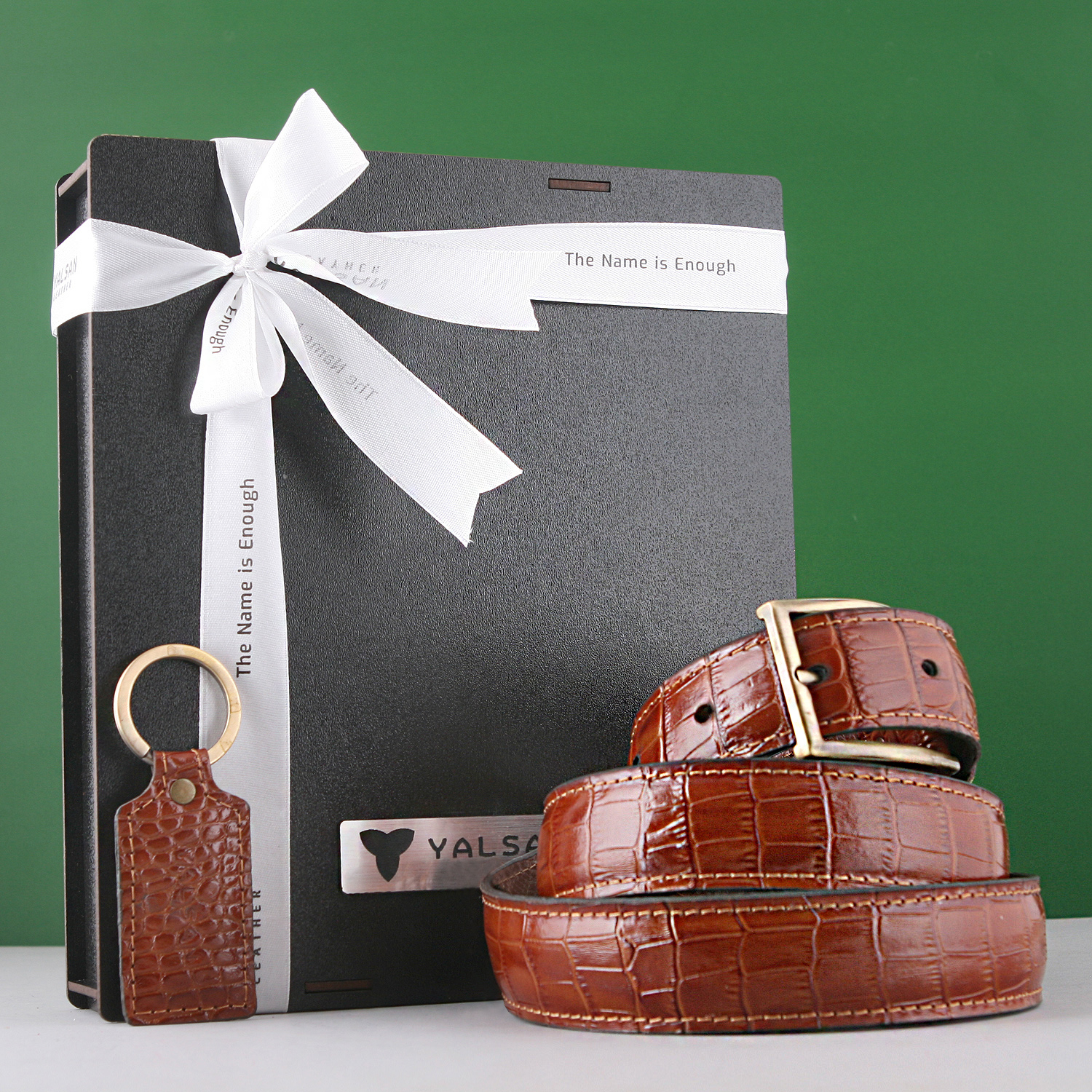 ست هدیه مردانه چرم یلسان مدل کایا کد NHL-066-GC