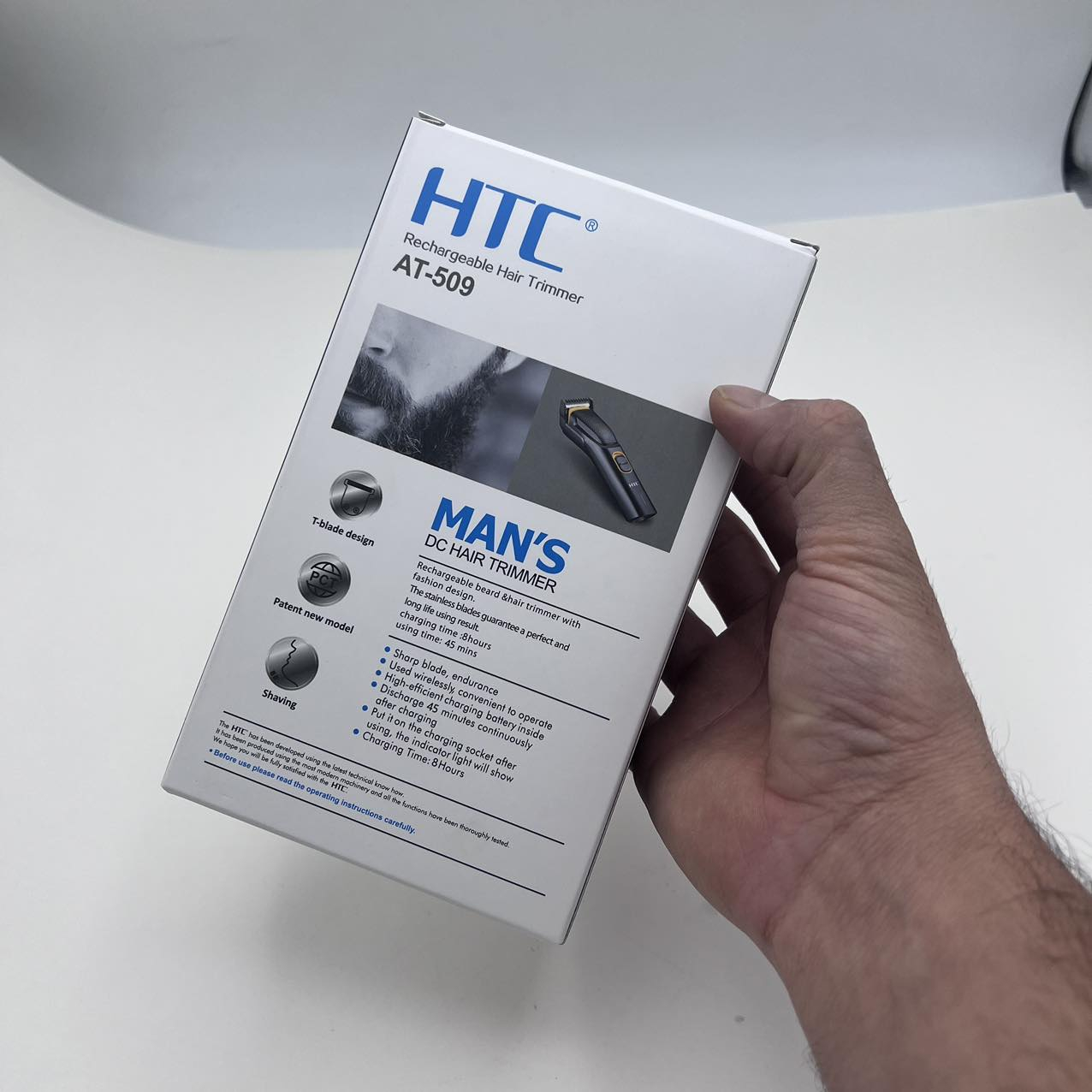 ماشین اصلاح موی سر و صورت اچ تی سی مدل AT-509