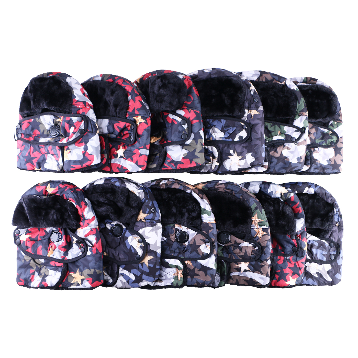 کلاه خلبانی مدل ماسک دار داخل خز فیلتر دار