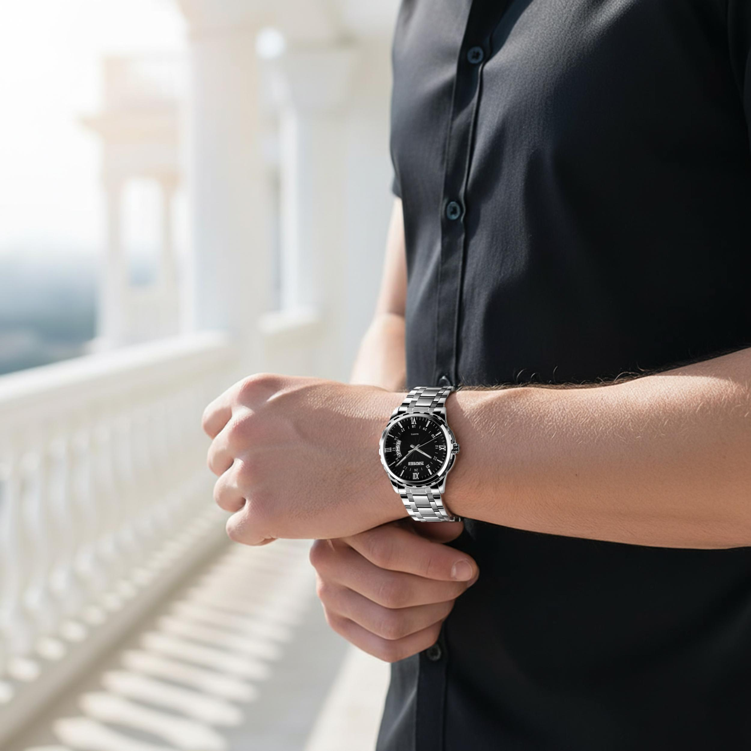 ساعت مچی عقربه‌ای کوارتز مردانه اسکمی مدل 304