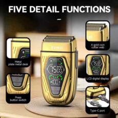 ماشین اصلاح موی سر و صورت کیمی مدل km-8551 مجموعه 3 عددی