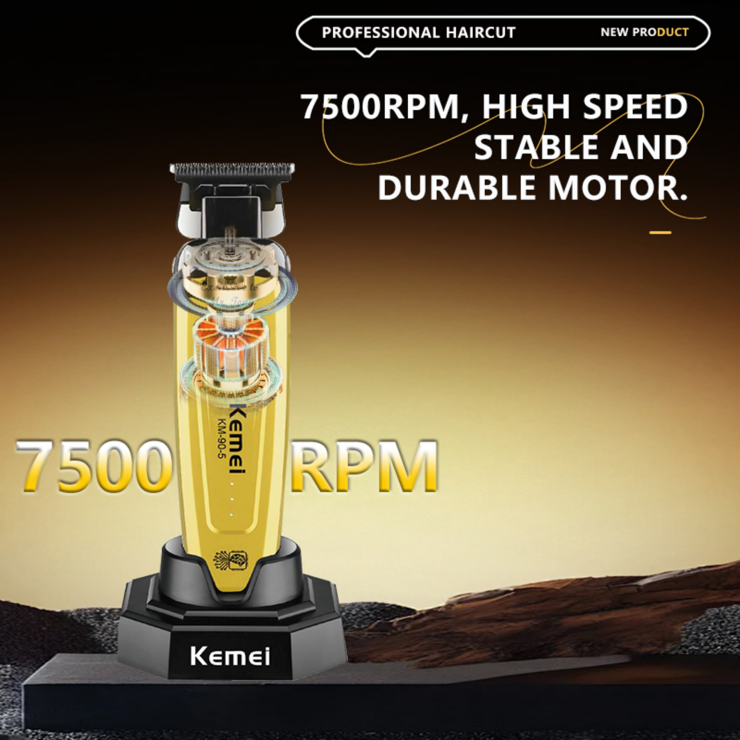 ماشین اصلاح موی سر و صورت شارژی کیمی مدل km-90-5