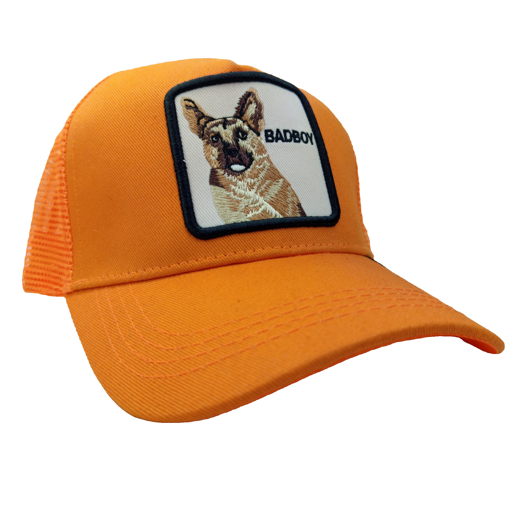 کلاه کپ مدل پشت توری طرح BADBOY