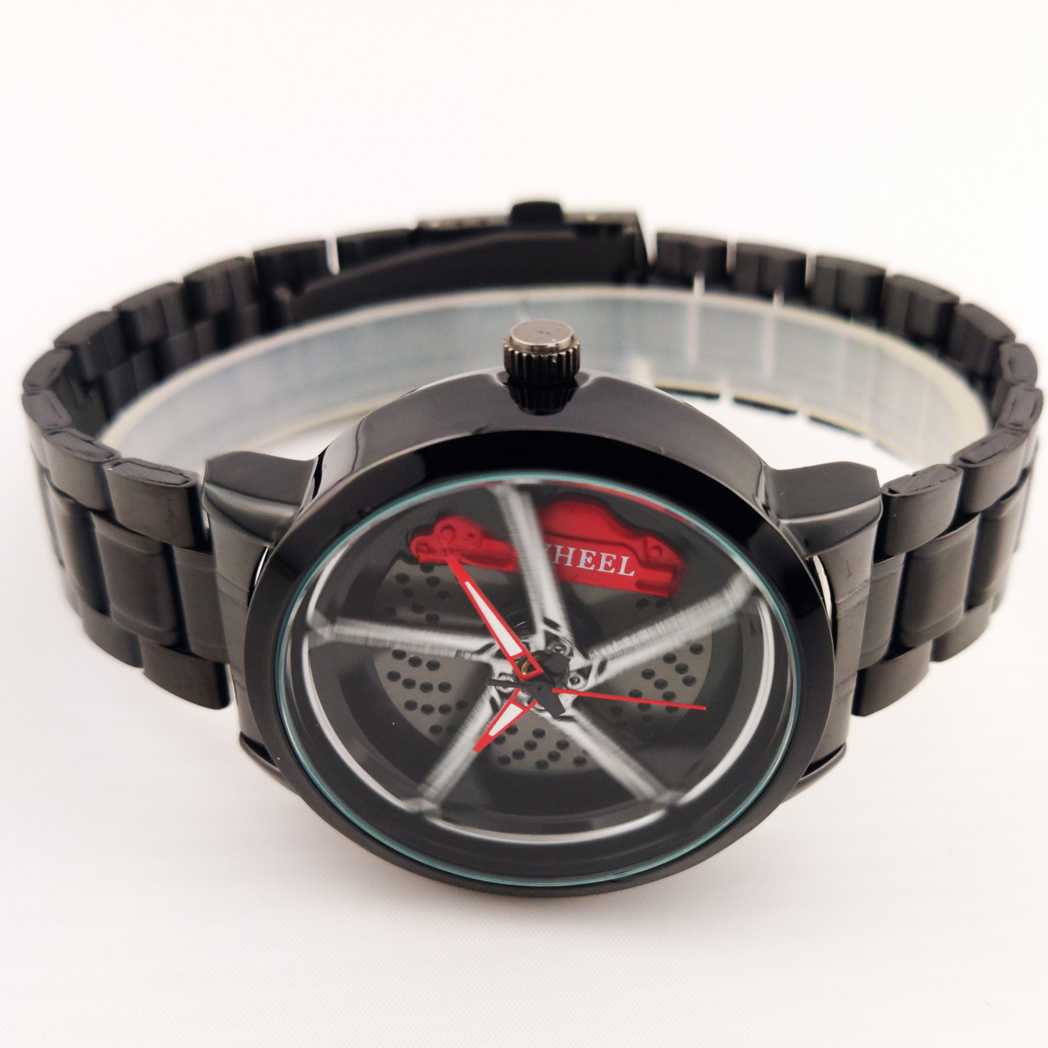 ساعت مچی عقربه‌ای مردانه کوارتز مدل  رینگی متحرک کد WH24