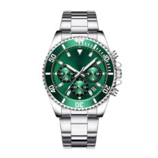 ساعت مچی عقربه‌ای کوارتز مردانه مدل سه موتور فعال کورنوگراف_sn