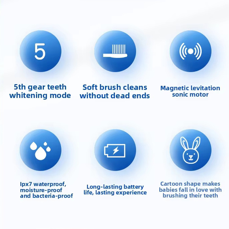 مسواک برقی آکواسونیک مدل DY-332 - Ted به همراه 3 سری یدک