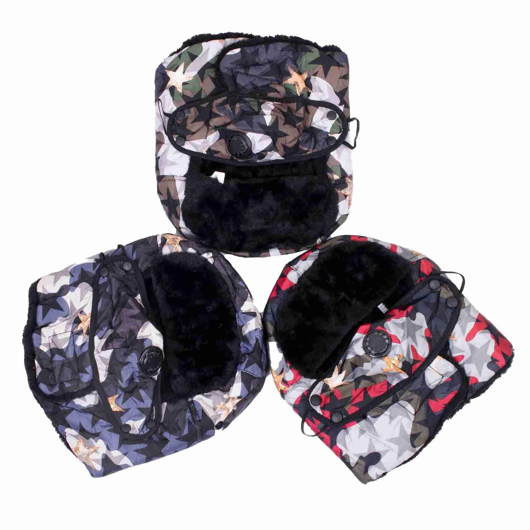 کلاه مدل خلبانی داخل خز