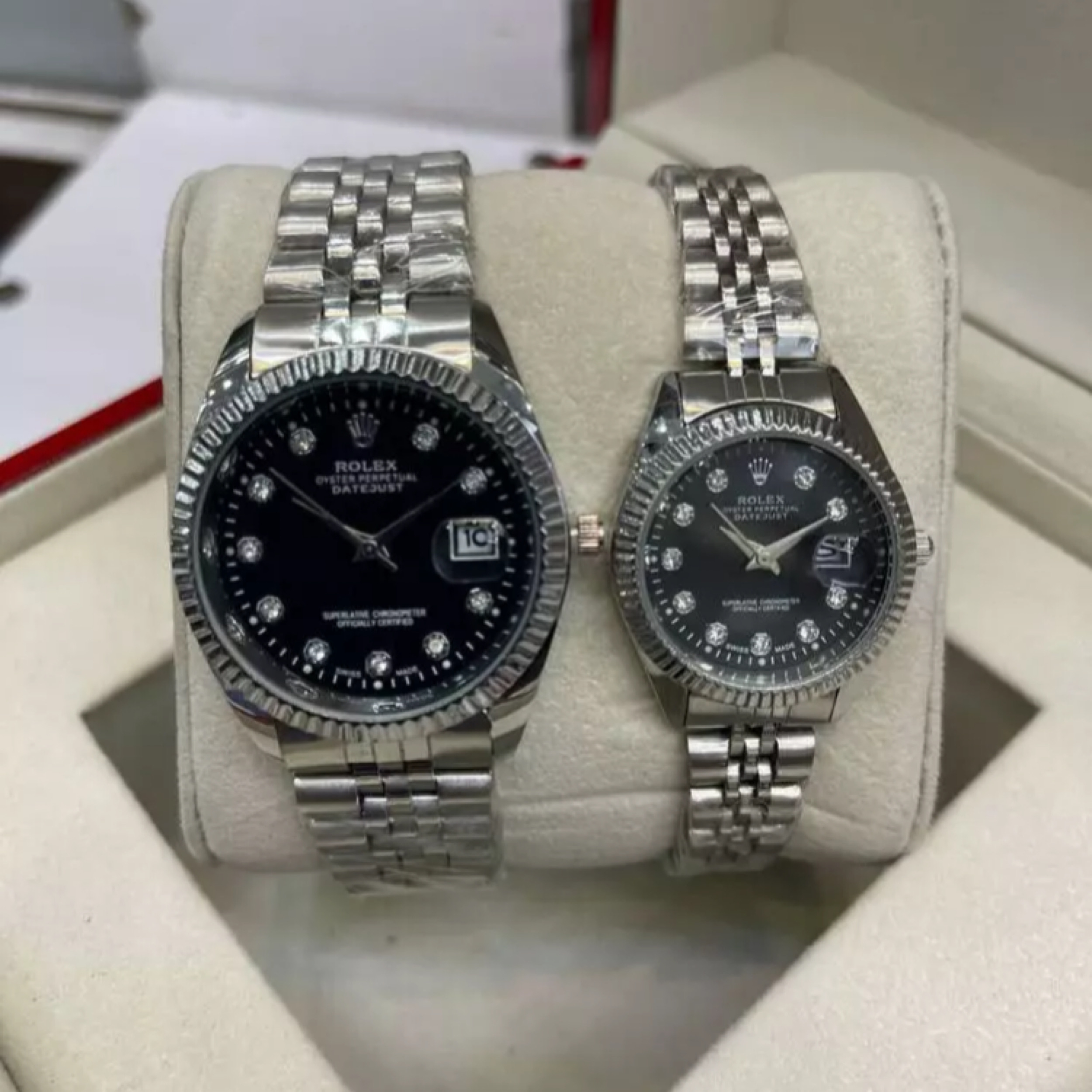 ست ساعت مچی عقربه ای زنانه و مردانه  مدل datejust