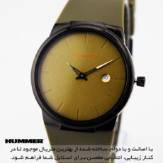 ساعت مچی عقربهای کوارتز مردانه هامر مدل مینیمال دو عقربه ای رفرنس کد HM1110-C2