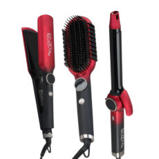 اتو و حالت‌دهنده‌ی مو انزو پروفیشینال مدل EN-3313 3in1 مجموعه 3 عددی