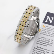 ساعت مچی عقربهای کوارتز مردانه مدل لوکس فول نگین دیت جاست قفل مخفی کد ۲