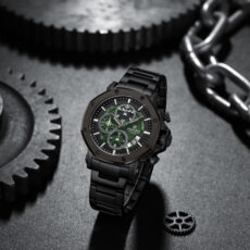 ساعت مچی عقربه‌ای کوارتز مردانه نیوی فورس مدل سه موتوره کد NF8065BS