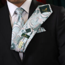 کراوات و دستمال جیب مردانه نسن مدل V35