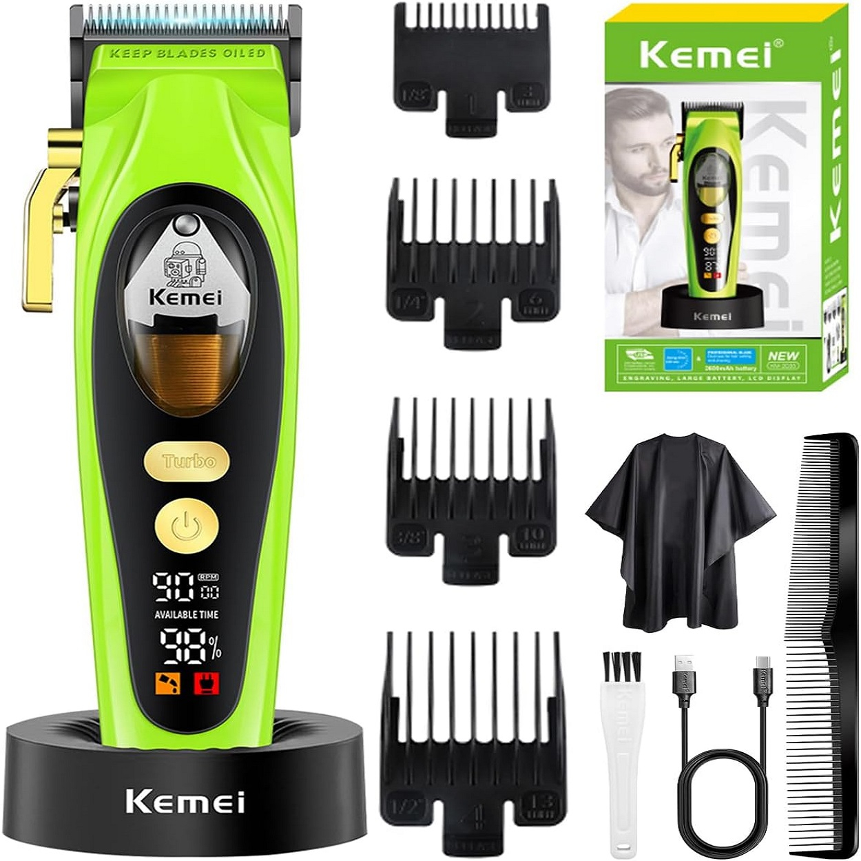 ماشین اصلاح موی سر شارژی کیمی مدل km-2035