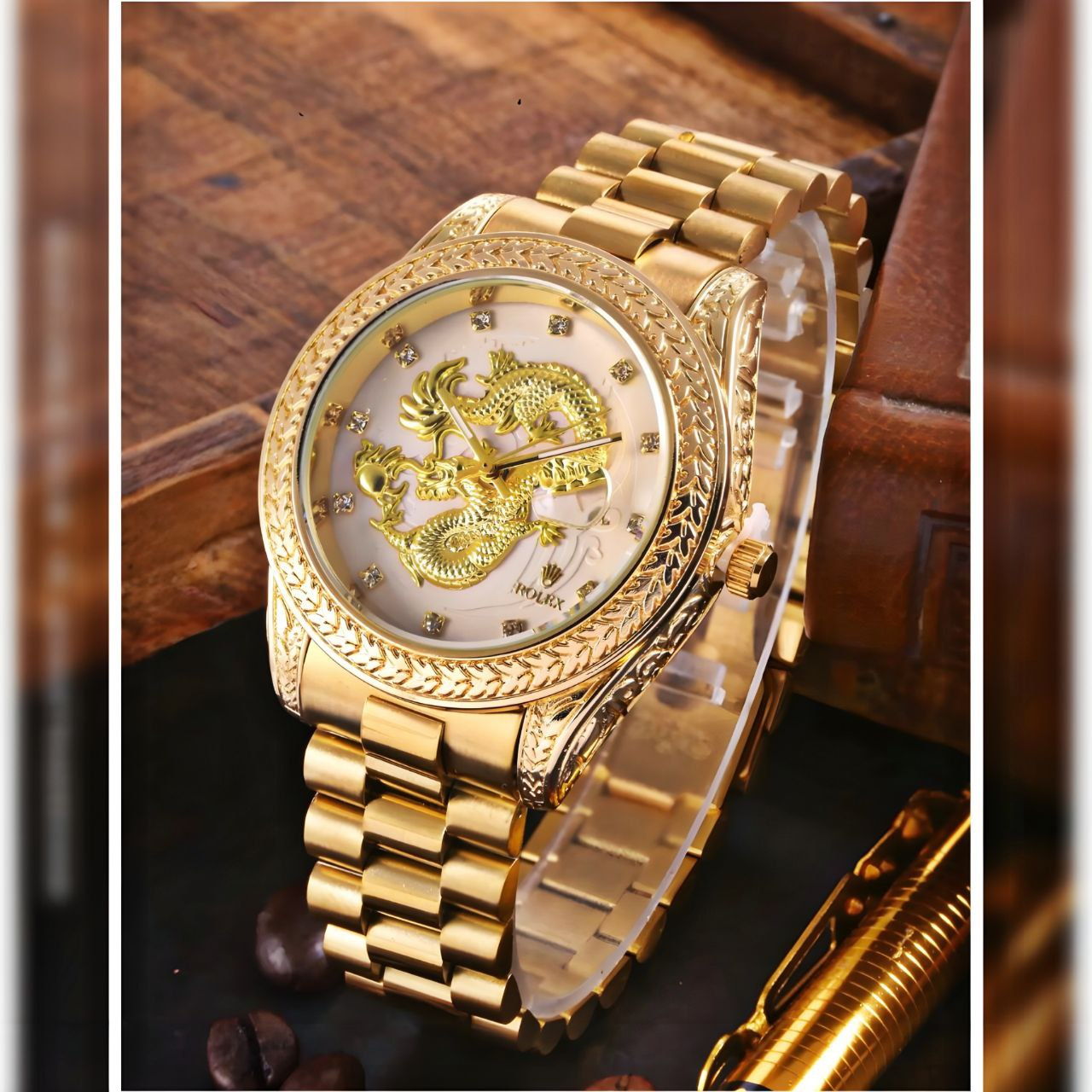 ساعت مچی عقربه‌ای مردانه  مدل دراگون کد T