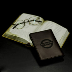 کیف مدارک مردانه چرمینه اسپرت طرح نیسان کد 43024-B