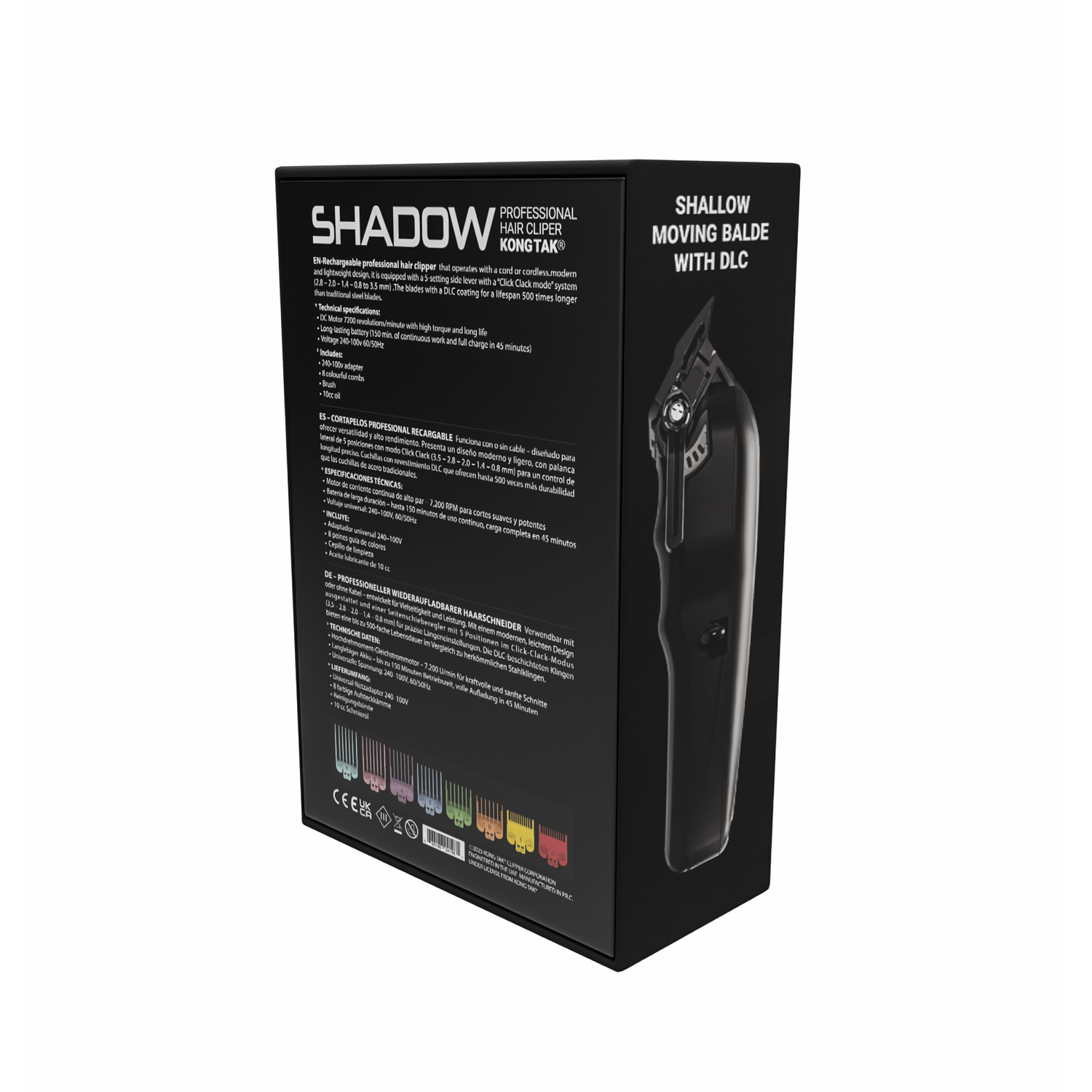 ماشین اصلاح موی سر و صورت شارژی کنگ تک مدل Shadow