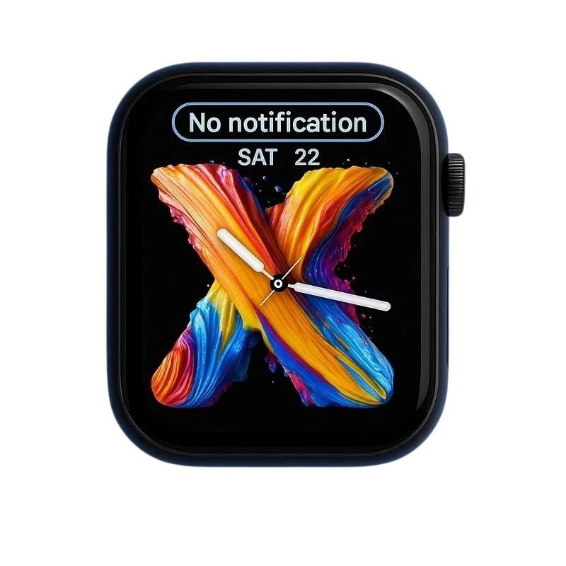 ساعت هوشمند 46میلی متری مدل KW55 MAX با بند سیلیکون و ایرپاد