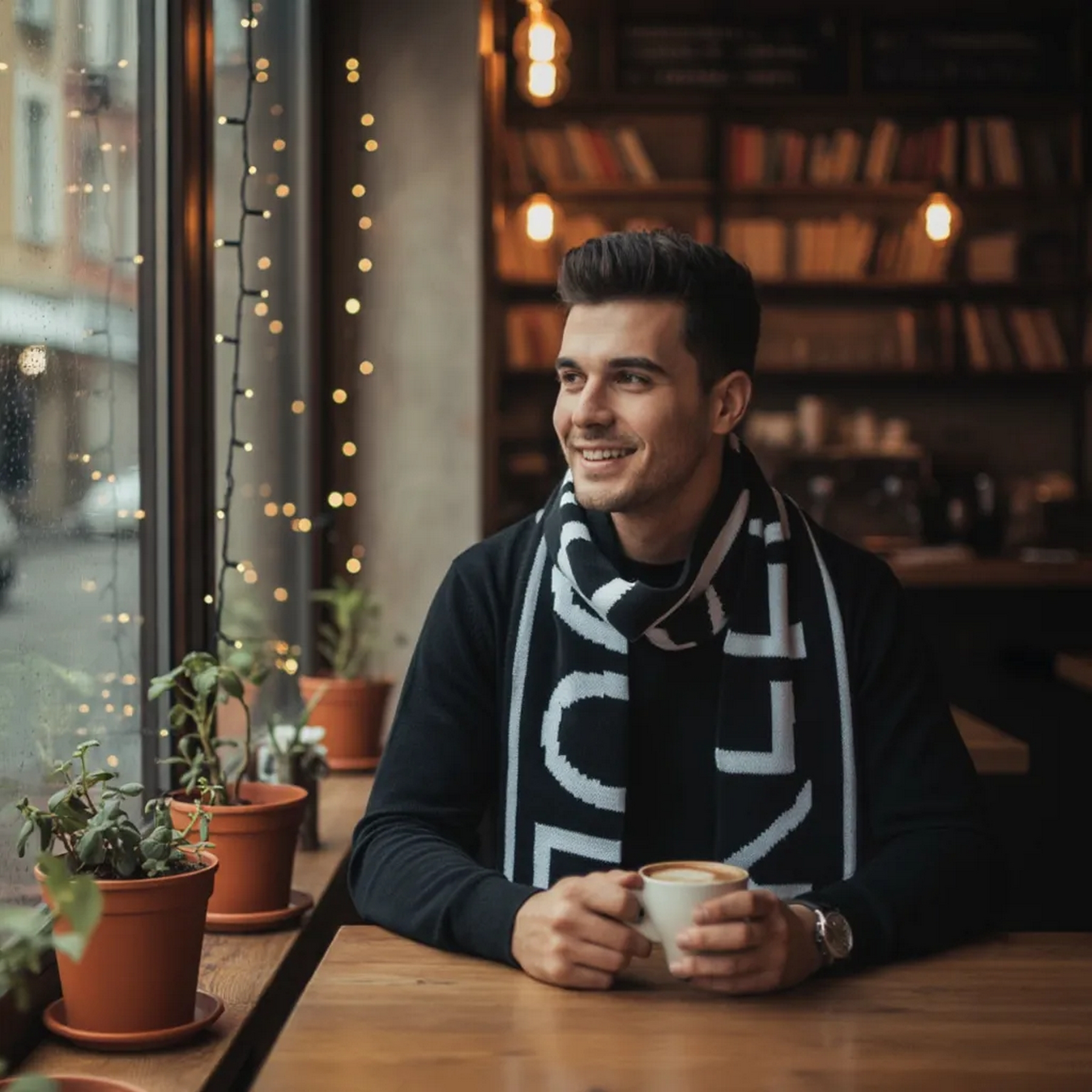 شال گردن مردانه مدل اکریلیک KOT 374