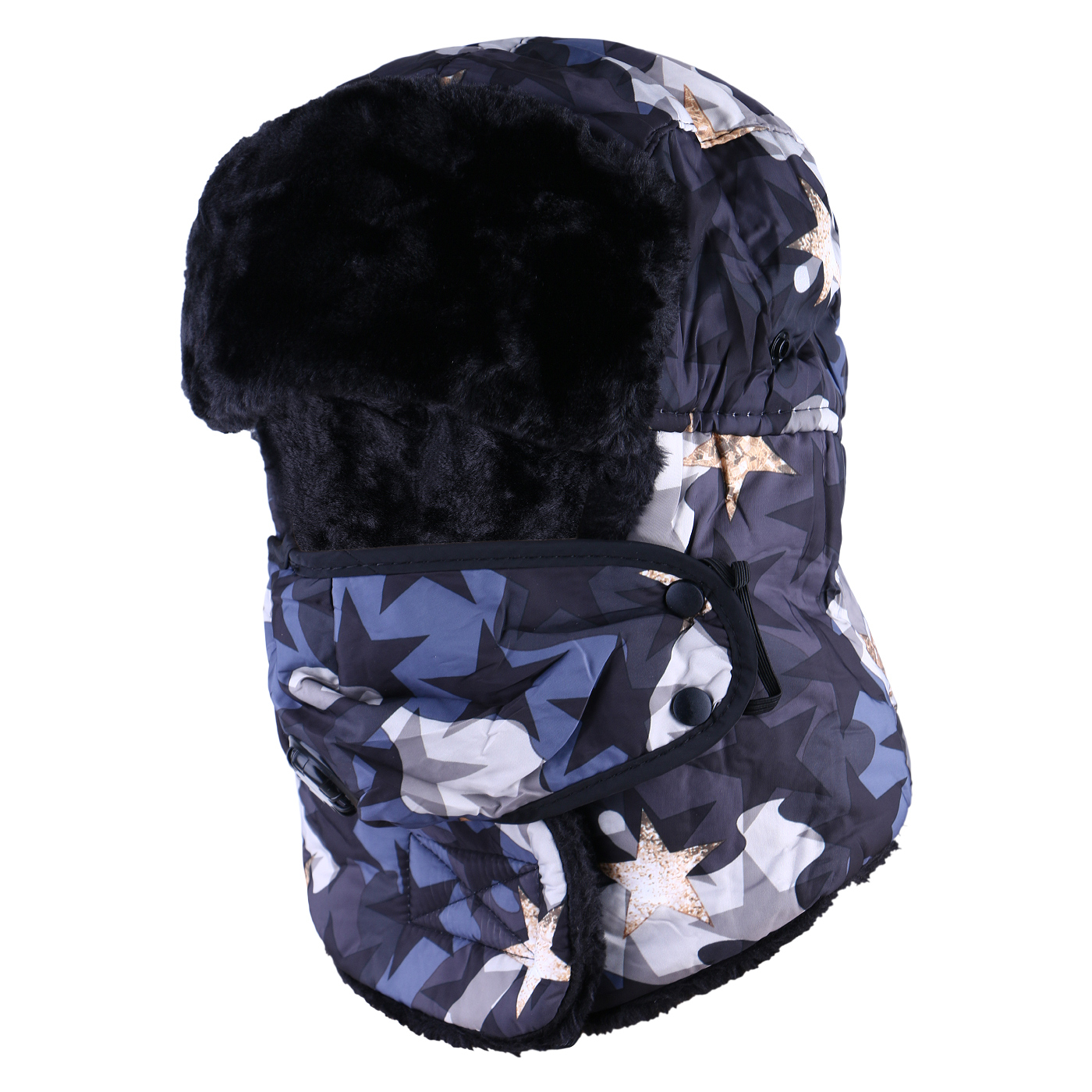 کلاه خلبانی مدل ماسک دار داخل خز فیلتر دار