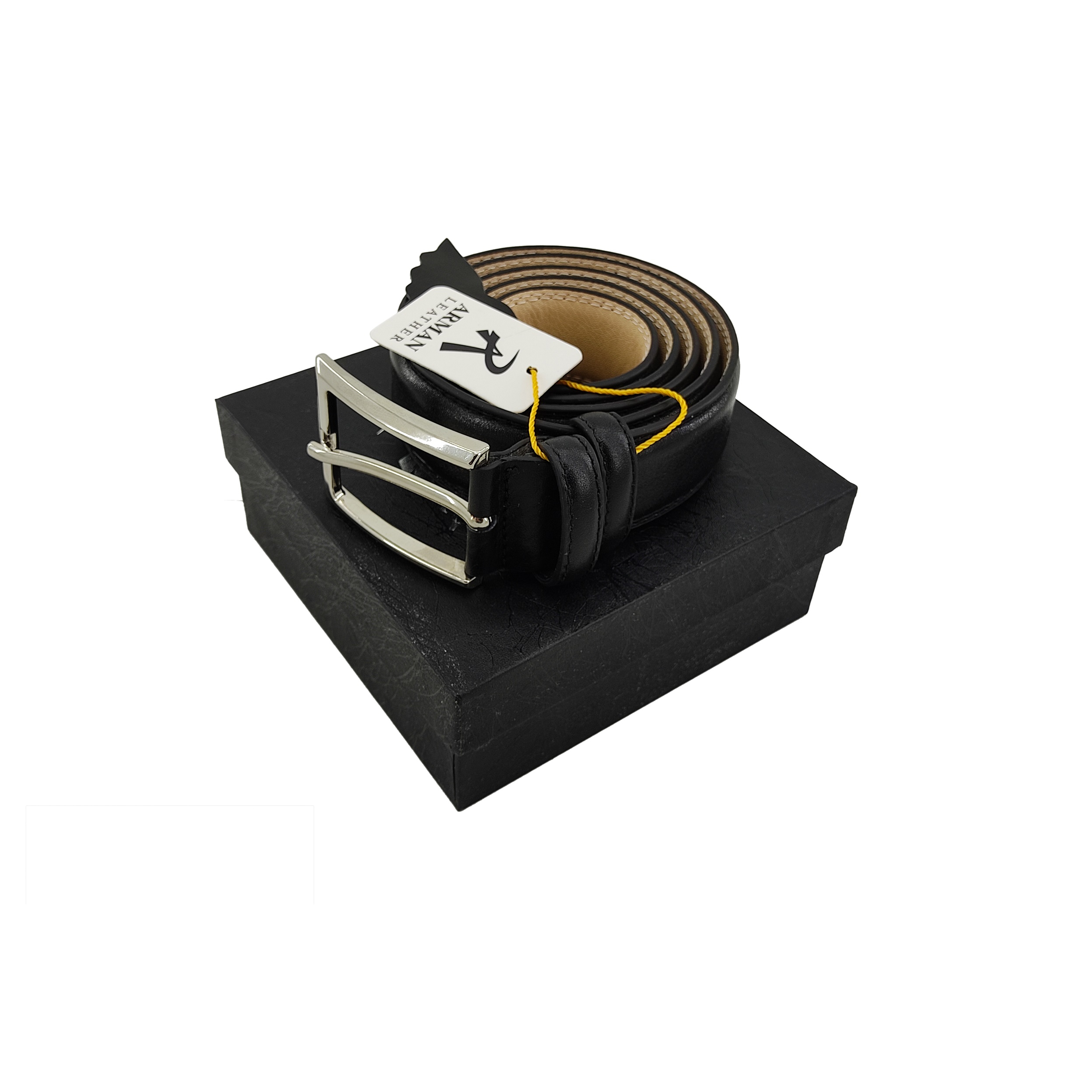 کمربند مردانه چرم آرمان مدل 207