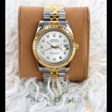 ساعت مچی عقربهای مردانه مدل دیت جاست نگینی ساده کد 026_sd