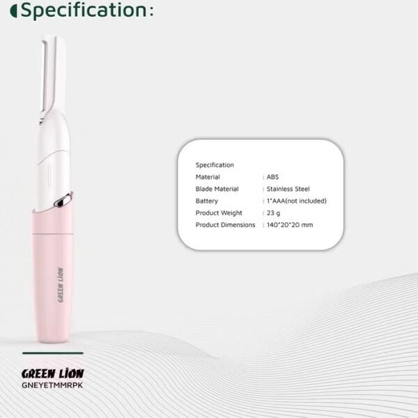 ماشین اصلاح موی صورت و بدن بانوان گرین لاین مدل GNEYETMMR