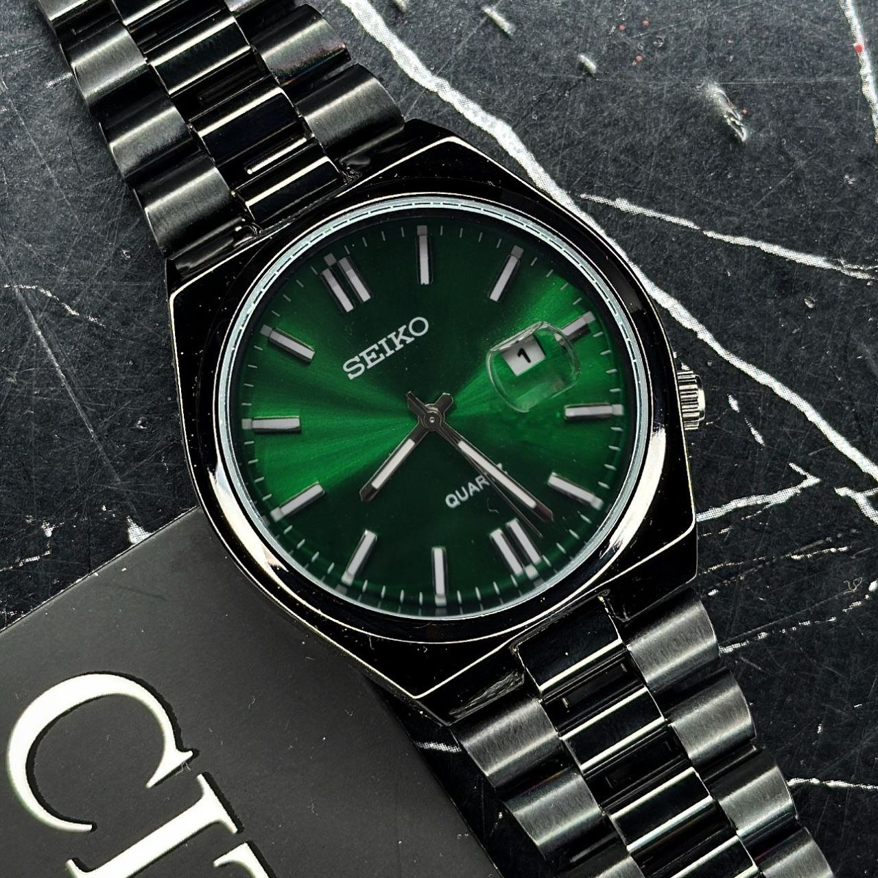 ست ساعت مچی عقربه‌ای کوارتز زنانه و مردانه مدل تک موتور اکودرایو کد 002