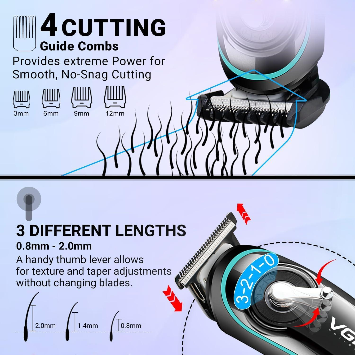 ماشین اصلاح موی سر و صورت وی جی ار مدل v-075