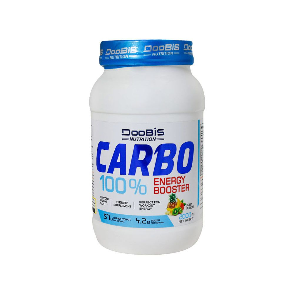 پودر کربو 100 درصد طعم میوه های استوایی دوبیس - 2000 گرم
