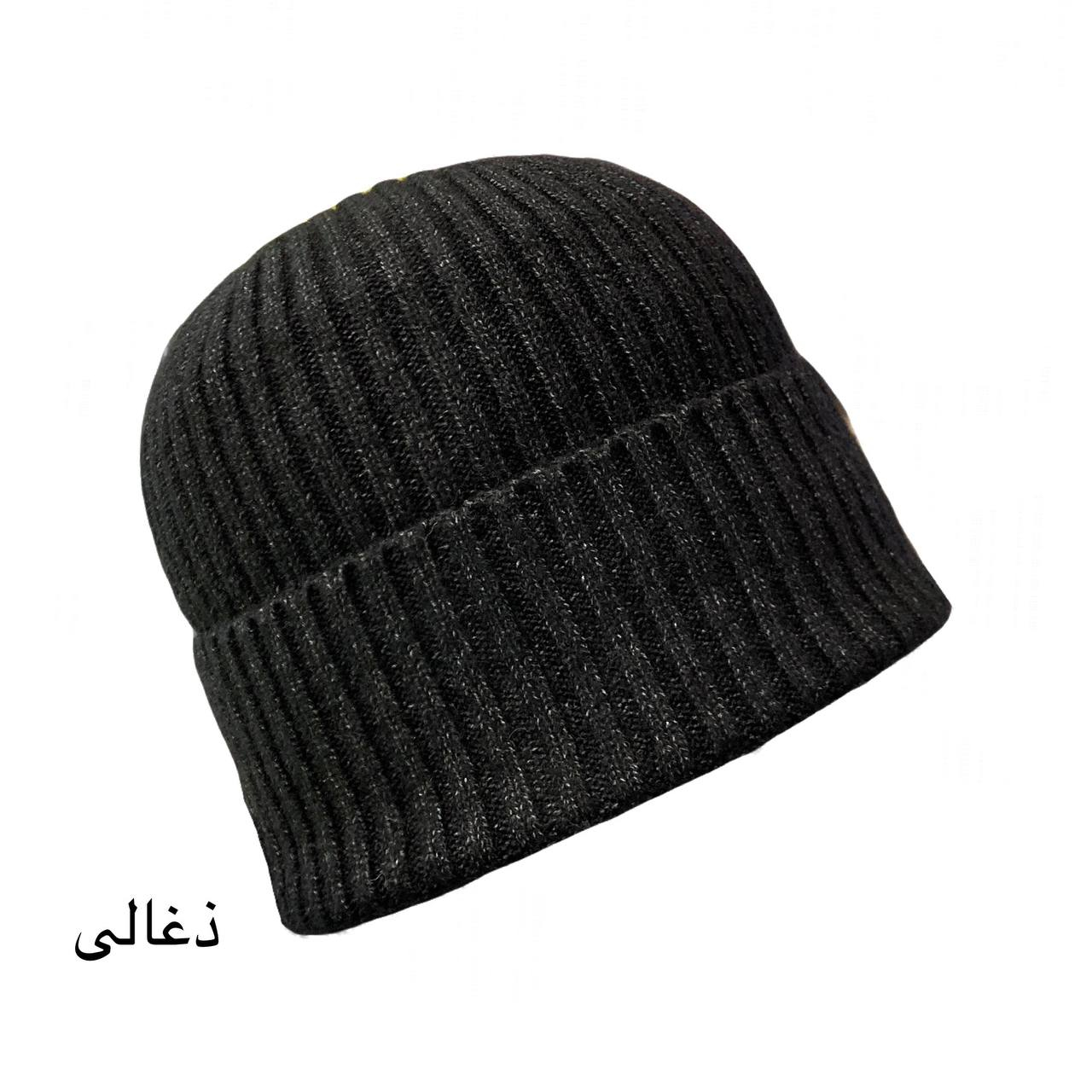 کلاه بافتنی مدل لبه دار ساده