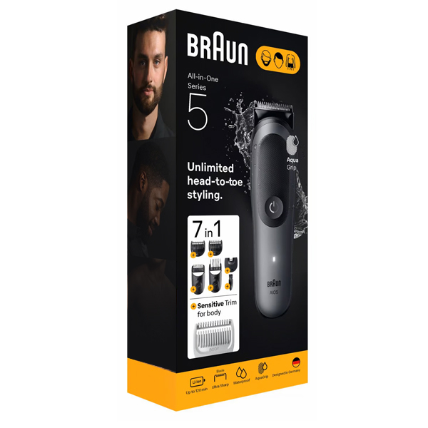 ماشین اصلاح موی صورت شارژی براون مدل AIO5520