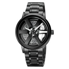 ساعت مچی عقربه‌ای کوارتز مردانه مدل اسپرت صفحه رینگ چرخان کد A