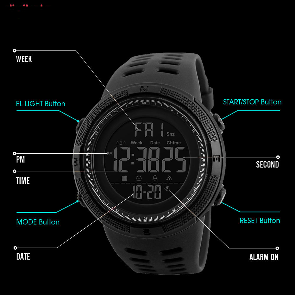 ساعت مچی عقربهای مردانه اسکمی مدل 1251BK