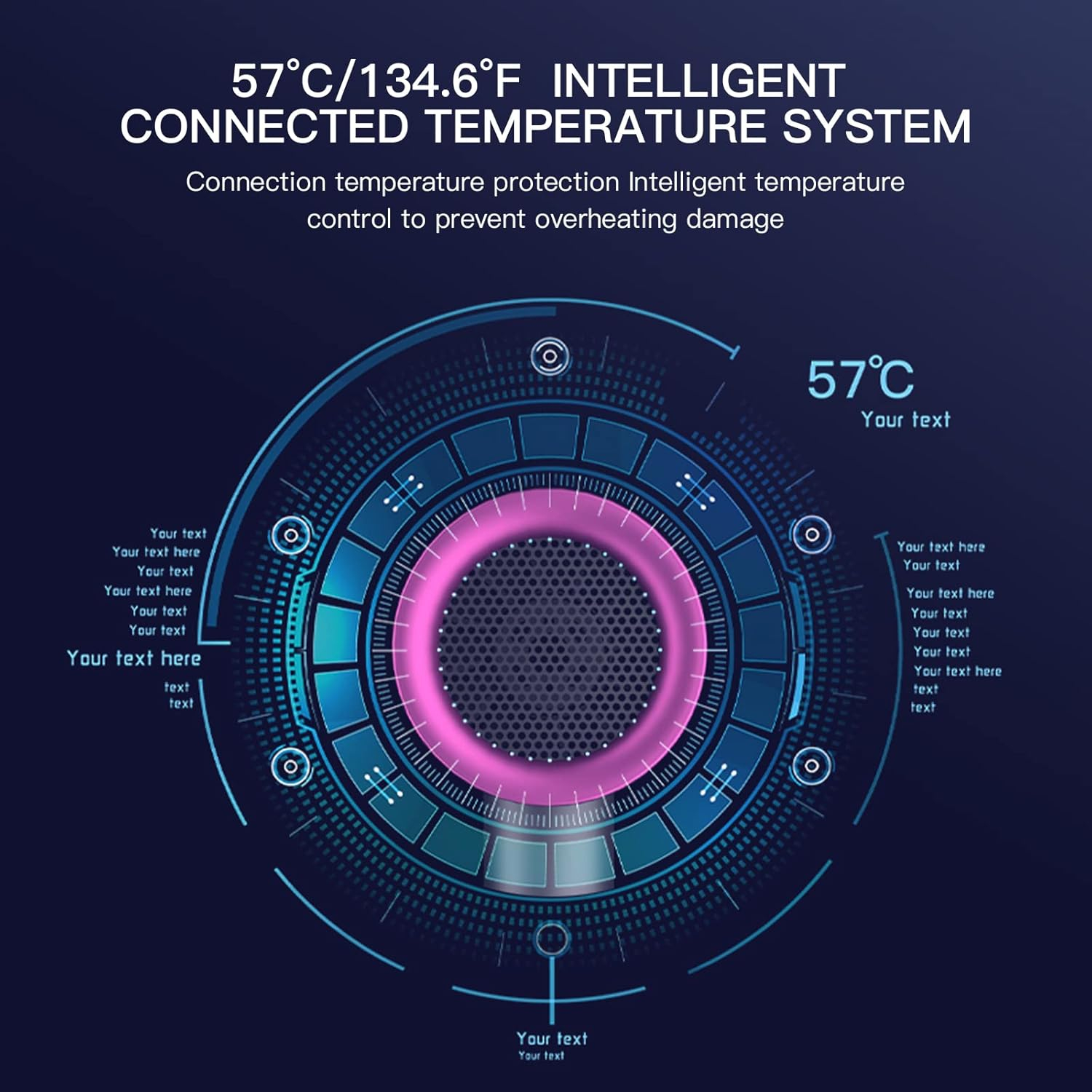 سشوار مسافرتی ۱۲۰۰ وات کد GB4706