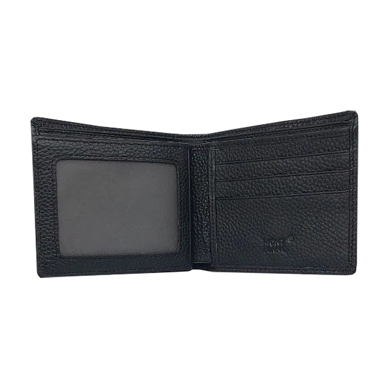 کیف پول مون بلان مدل افقی چرم طبیعی کد 458