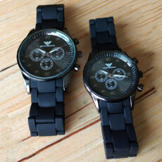 ست ساعت مچی عقربه ای زنانه و مردانه مدل 204