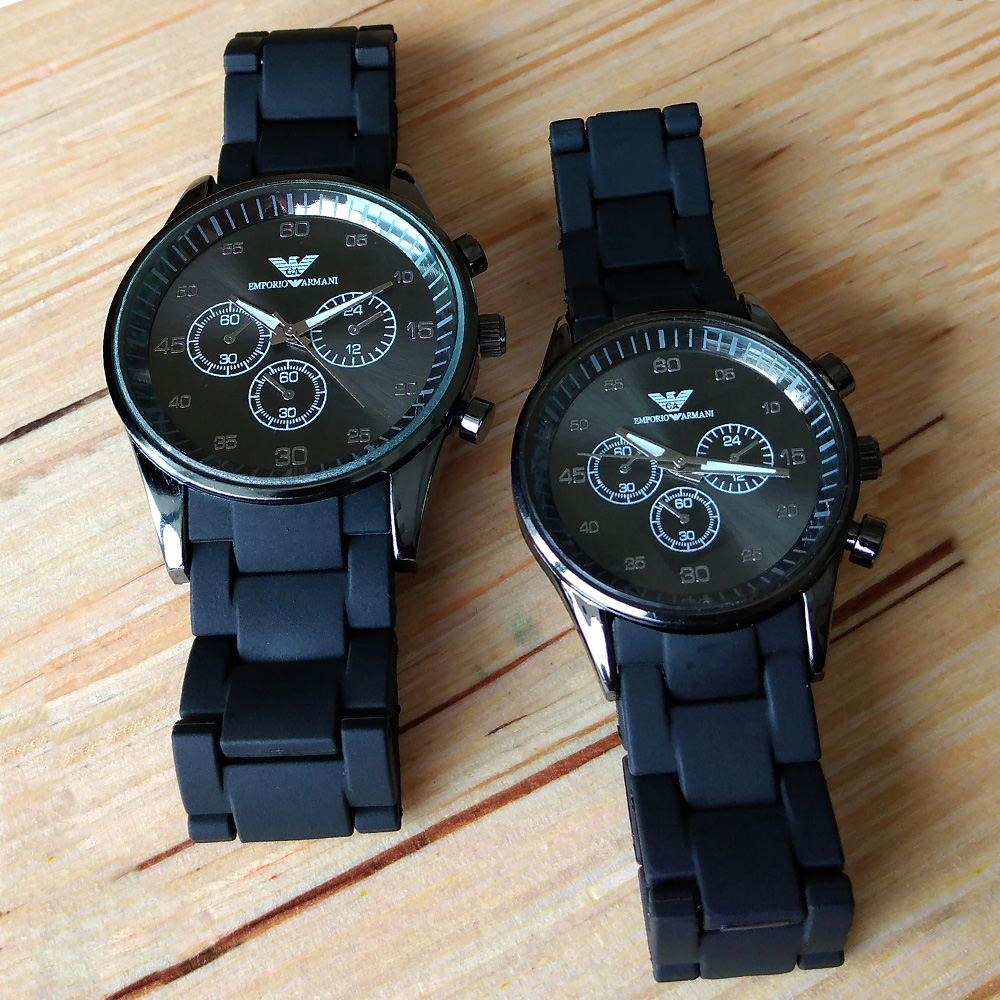 ست ساعت مچی عقربه ای زنانه و مردانه مدل 204