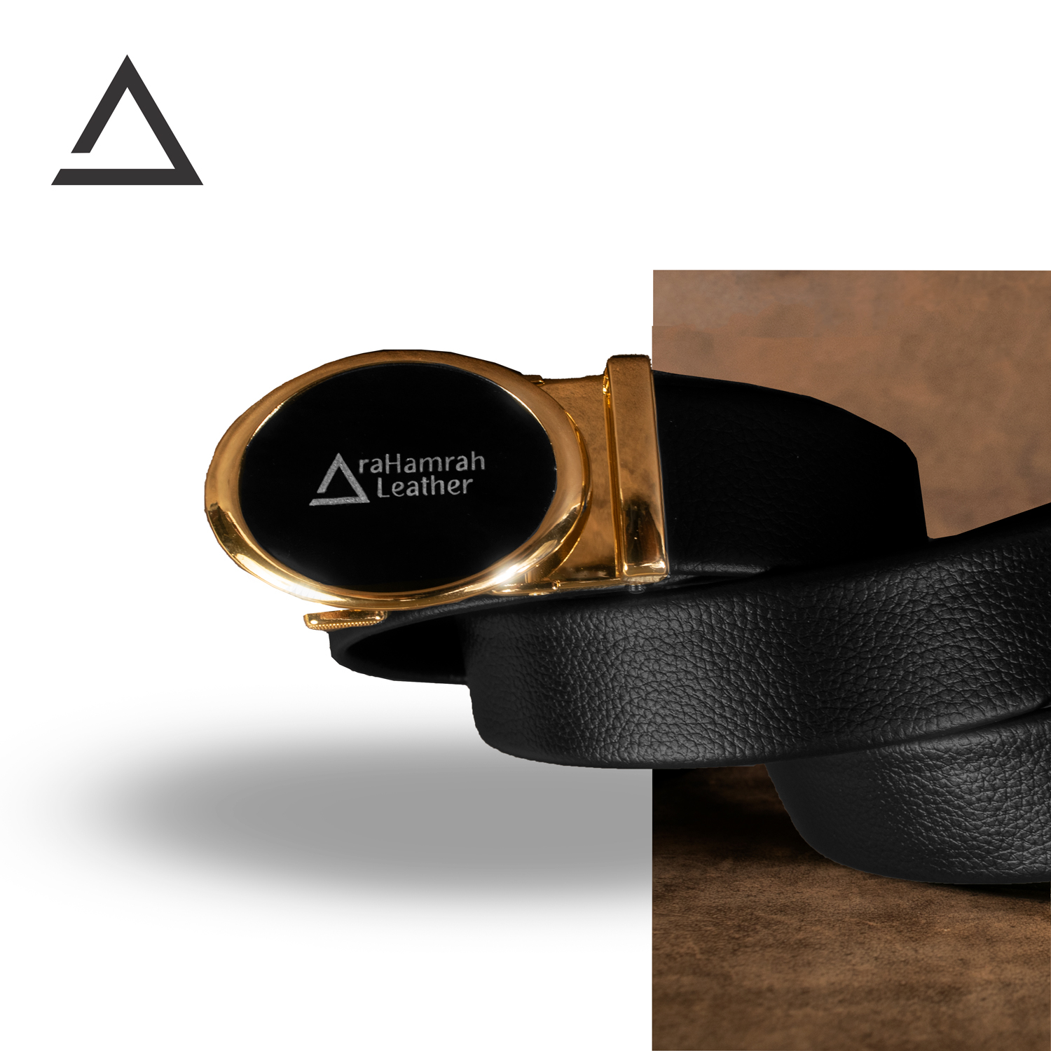 کمربند مردانه چرم آراهمراه مدل ABS02