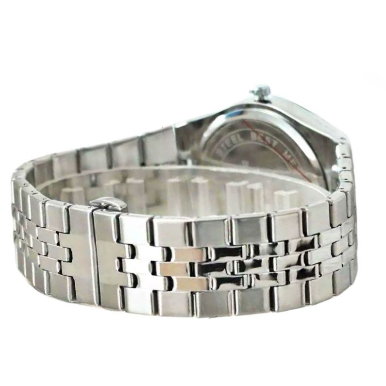 ساعت مچی عقربهای کوارتز مردانه بین باند مدل دیت جاست قفل مخفی کد 003