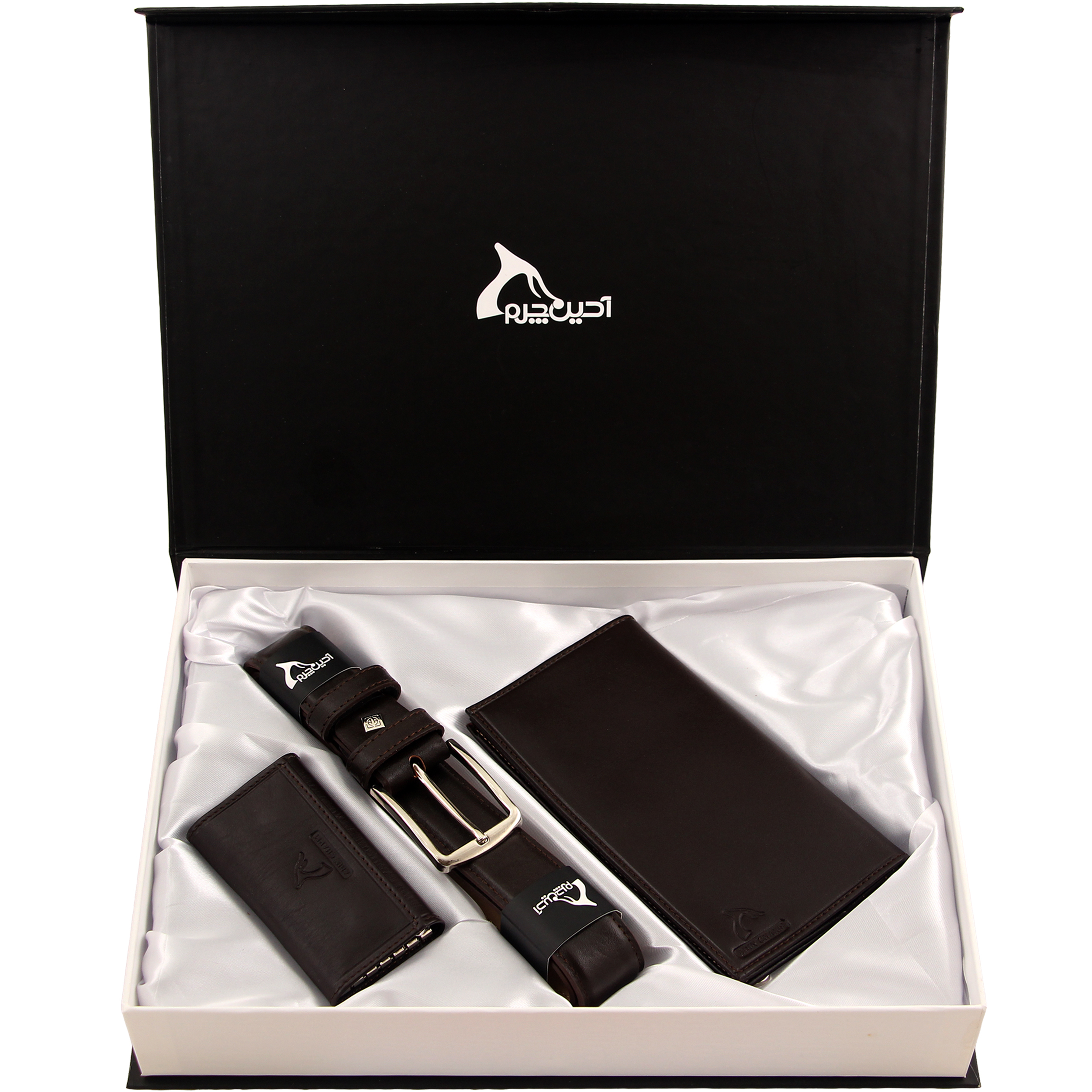 ست هدیه مردانه چرم بارز مدل DS18.nw