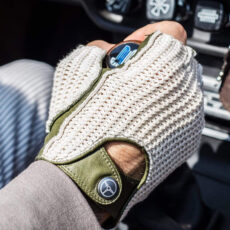 دستکش مدل نیمه چرم بافت کد G13