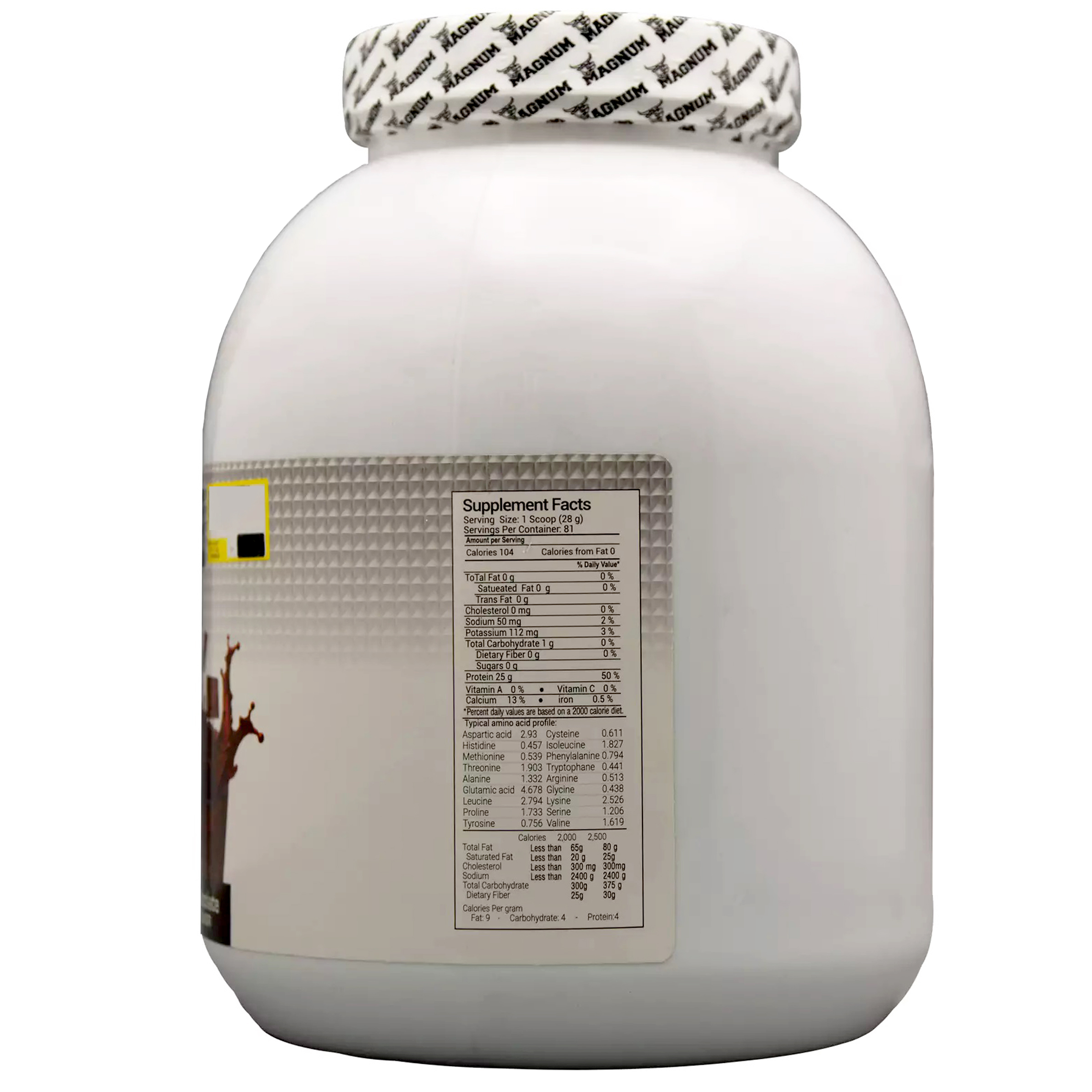 پودر ایزو وی پروتئین 100% با طعم شکلات مگنوم - 2270 گرم