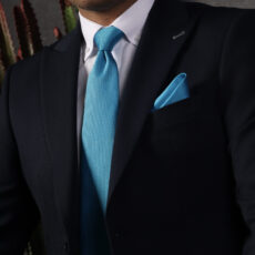 ست کراوات و دستمال جیب مردانه نسن طرح آکسفورد مدل S47