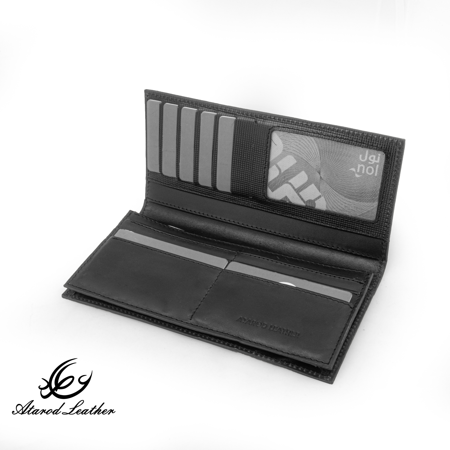 کیف پول چرم عطارد مدل چرم طبیعی کد K44