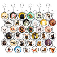 جاکلیدی خندالو طرح سگ Dog مدل دوطرفه کد 131 مجموعه 36 عددی