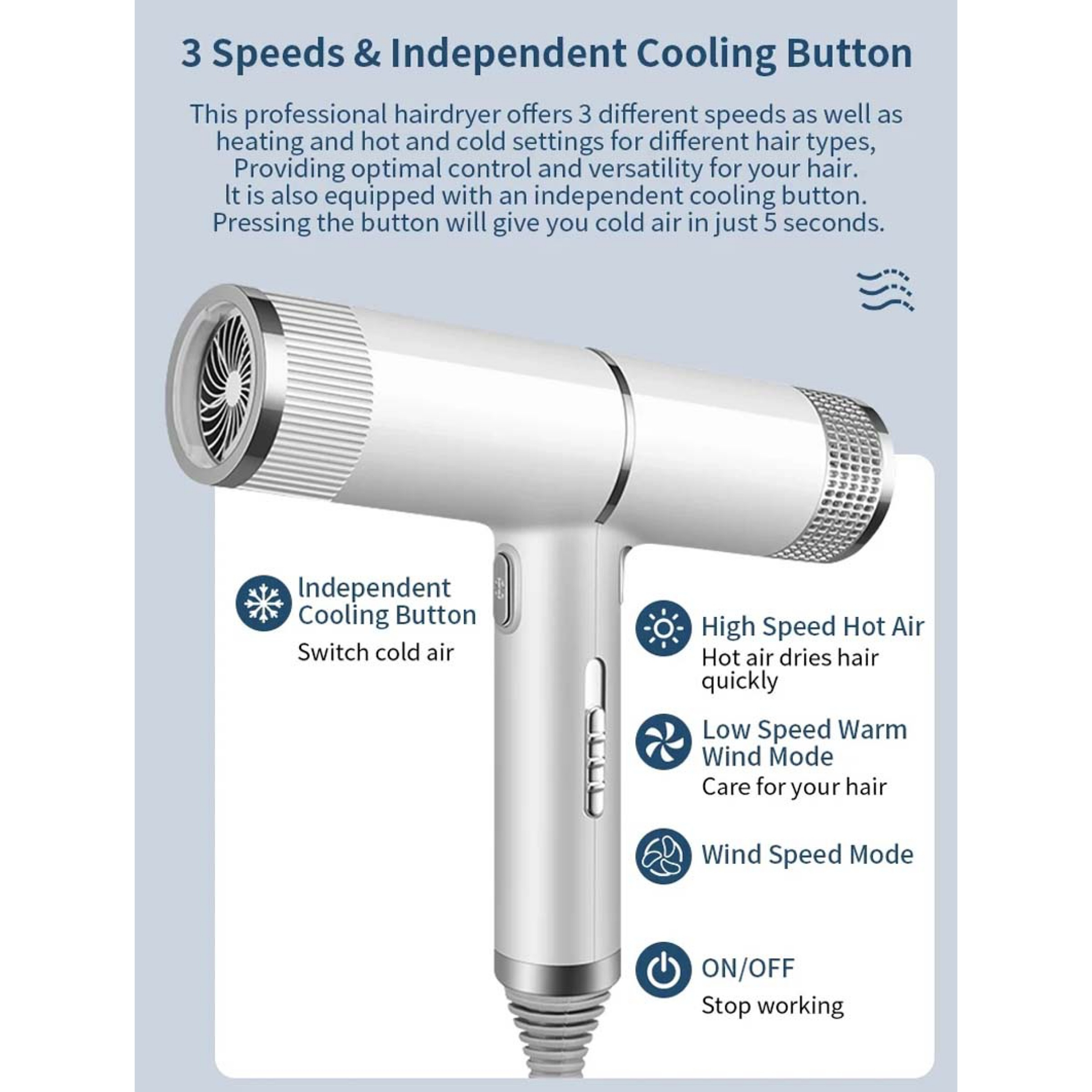 سشوار حرفه ای مدل dcg-7000